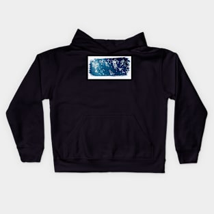 Baculogypsina sand and underwater cyanotype. Kids Hoodie